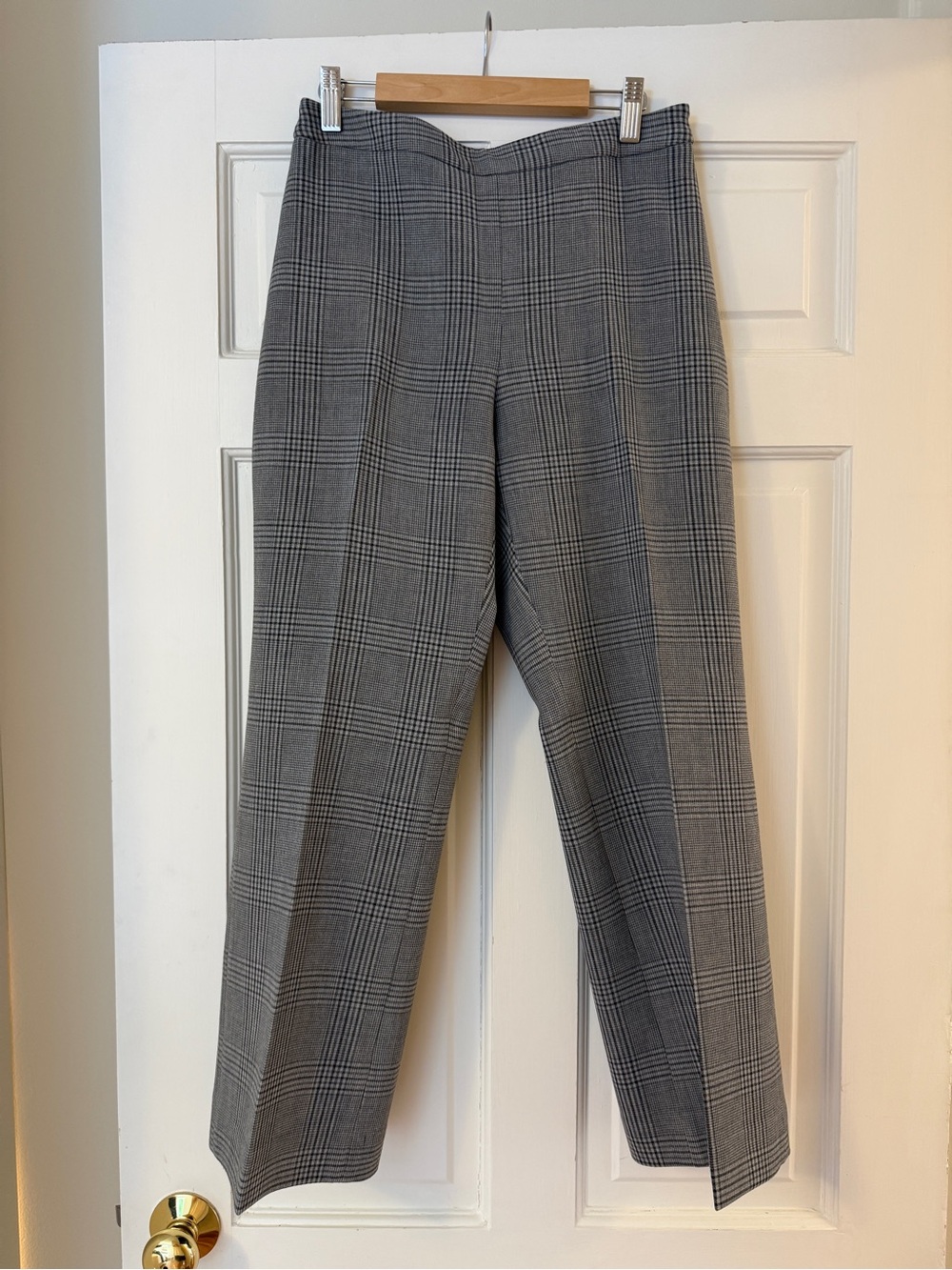 Wilfred Gray Plaid Tailored Trousers